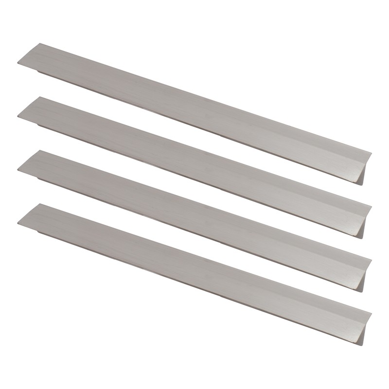 4Pcs Stove Gap Cover Stainless Steel Heat Resistant Easy Clean