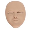 Eyelash Extension Face Mannequin 3 Pairs Removable Eyelids Single Layer