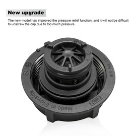 Engine Coolant Reservoir Cap Fits for Ford Mustang Gt F150 V6 V8 Lincoln MKZ 2015-2021 Escape 2013-2019 Land Rover Volvo 2020-2021 Coolant Overflow Caps Cold Case Radiator Cap Replacement DG93-8101-AA