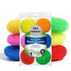 Zale Yardley Scourer Pack of 6, Plastic Scrubbing Scouring, Scrub