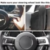 iJDMTOY Gloss Black Finish Larger Paddle Shifter Extensions Compatible with