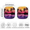 Coldinair Sunset Front Windshield Shade 2Pcs Sunshade for Car Windshield