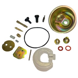 Sellerocity Carburetor Repair Rebuild Kit Compatible with Honda GX340 Includes Needle Valve, Jets, Nozzles, Springs, Choke, Throttle, Bowl, Float, Seals