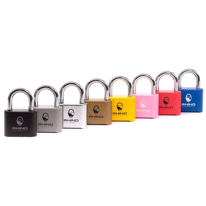 Rhino Lock Secure Lock - Black 4 Digit Combination Padlock