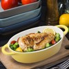 Foraineam 6 Colors Oval Porcelain Ramekins 10 oz Oven Safe