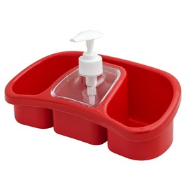 Sponge Tray Sink Organiser Organiser for Sink Shelf Utensils Shelf with Soap Dispenser