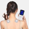 Rechargeable TENS Machine Neck Massaging 12 Modes Micro Current Digital