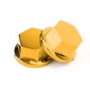 MAD HORNETS 30pcs Motorcycle Gold Plastic Hexagon Socket Screw Covers