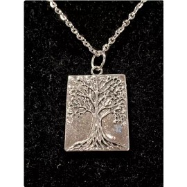 Fashion Jewelry Large TREE OF LIFE PAGAN SPIRITUAL AWARENESS pendant German Silver 20" Necklace