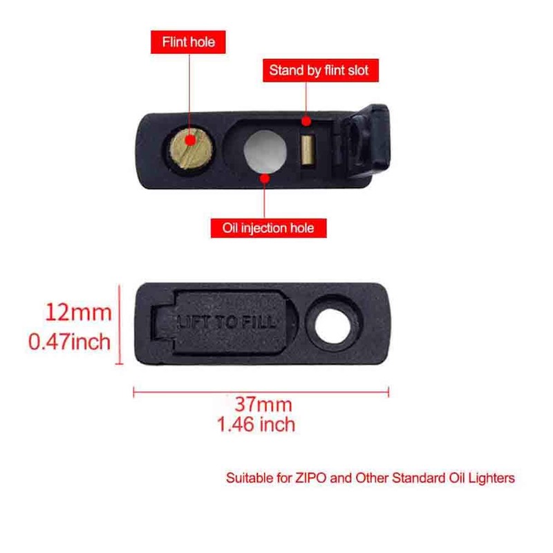 Lighter Cotton Wadding and Felt and Wick for Your Oil