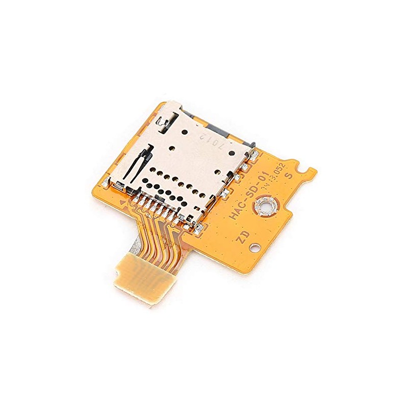 Qiilu Lector de Tarjetas Micro SD Interruptor de Repuesto Lector