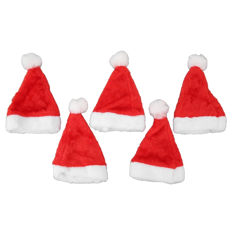 Fockety 5 Gorros de Papá Noel para Perro, Gorro de