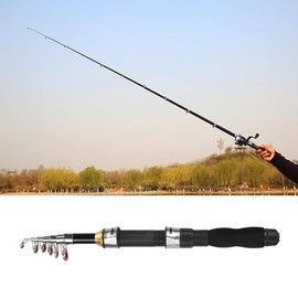 Fishing Rod, Telescopic Fishing Rod Collapsible Fishing Pole Sea Pole Portable Short Pole Ice Fishing Rod Pocket Sea Fishing Tools for Ice Fly Fishing Sea Saltwater Freshwater Kit Gift Festivals