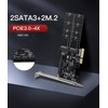 4in1 Dual M.2 NGFF (B Key) SSD+ Dual SATAIII 6G