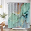 Ulticool Shower Curtain - Marble Green Blue Watercolour - 180