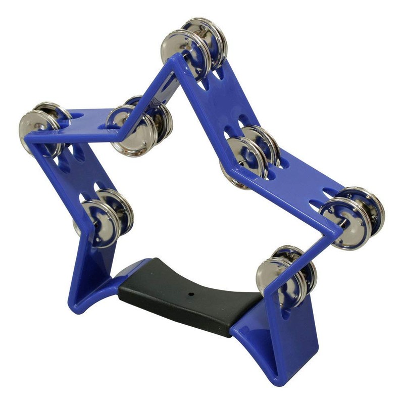 Kikutani Tambourine Star Shape Color MX-5 Blue