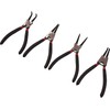 Mr. Gadget's Solutions 4-Piece Circlip Pliers Set – 7" Heavy-Duty