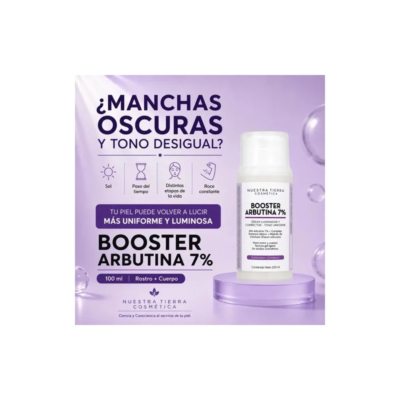Booster Arbutina 7% Manchas Rostro Cuerpo 100ml