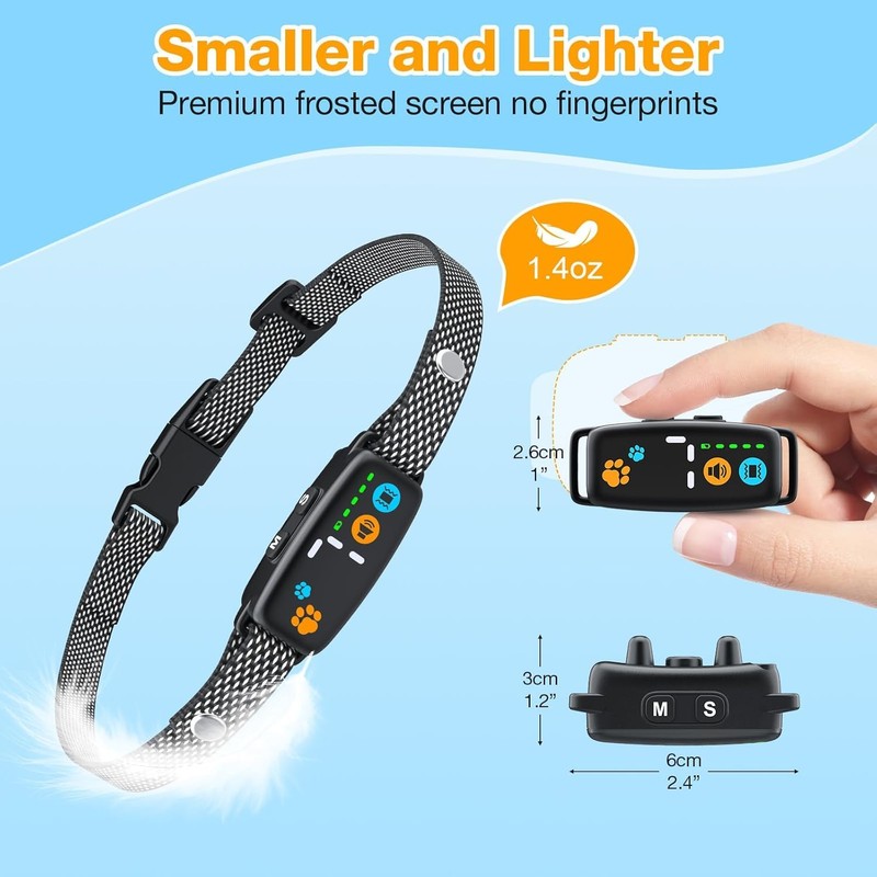Anti Bark Collar for Small Dogs 5-15lbs, No Shock Barking