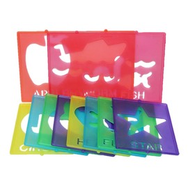 Tupperware Vintage TupperToys Carrying Case & Complete Stencil Art Set