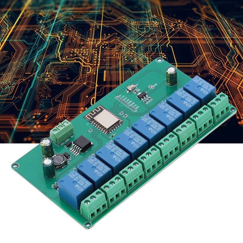Relay Module WIFI 8‑Channel ESP8266 Development Board for Wireless Control