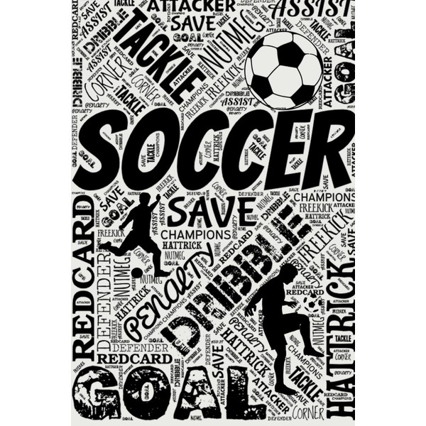 Soccer Player: 120 Blank Lined Pages for Writing Soccer Strategies