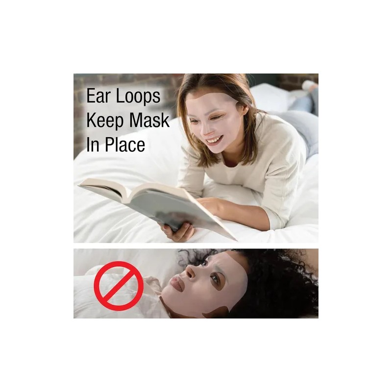 Máscara Facial Silicona Mascarilla Hidratante Reutilizable