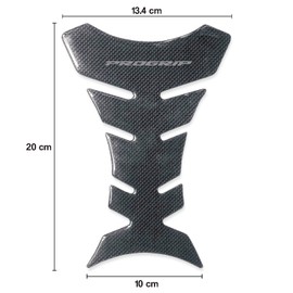 Tank Pad Motorcycle Tank Protector Universal Tank Sticker Colour Carbon Motorcycle Accessories Protection Tank Sticker 20 cm x 13.4 cm