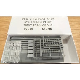 Tichy Train Group HO Scale #7016 PFE Icing Platform 6" Extension Kit