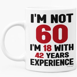Vivulla68 60th Birthday Gifts For Men Women, 60 Birthday Gifts For Women Men, Birthday Gifts For 60 Year Old Man Woman, 1964 Birthday Gifts For Women Men, Happy 60th Birthday Gift Idea, Turning 60 Mug