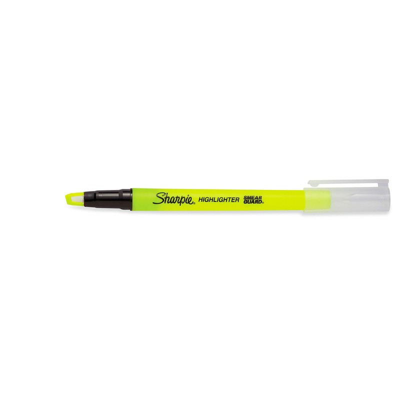 Sharpie Clear View Highlighter Stick, Yellow