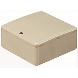 Mirai Industry PVK Box, F-Type, Shallow Type, No Knock, Milky White, Price for 1 Piece, PVK-AFOM
