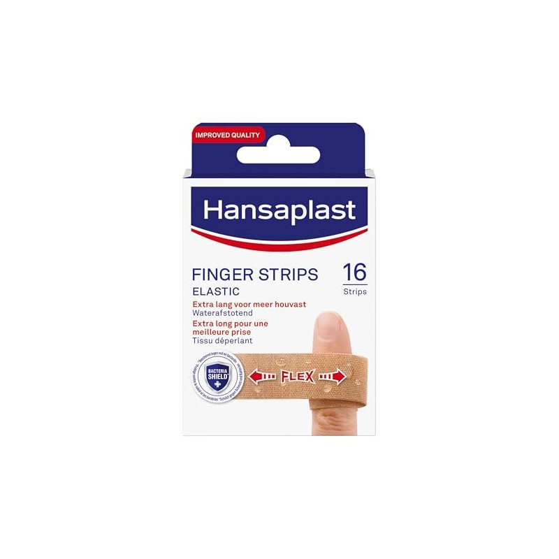 Hansaplast Plasters - Elastic Finger Strips - 16 Strips