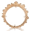 Yopay Gold Crowns, Full Round Diamond Crystal Bridal Wedding Crowns