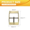 PATIKIL Bronze Metal Single Prong Buckle, 6 Pcs 1 Inch
