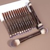 MAANGE 15 PCS 메이크업 브러시 더블엔드 파운데이션 양면 라운드 각도