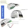 BeElion 4-CH Passive HD Video Balun Transceiver with BNC Cable