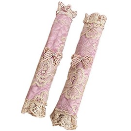 Luxury Lace Embroidery Refrigerator Fridge Door Handle Cover Handles Protector, 07