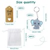 MEIYIFAN Party Favours Christening, 30 Elephant Pendants Thank You Gifts,