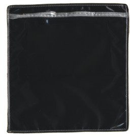 Tefillin Plastic Zippered Protector/Clear Front and Canvas Back