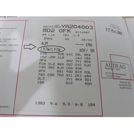 OEM アウディ タッチアップペイント ブルー LST0P2C5FS