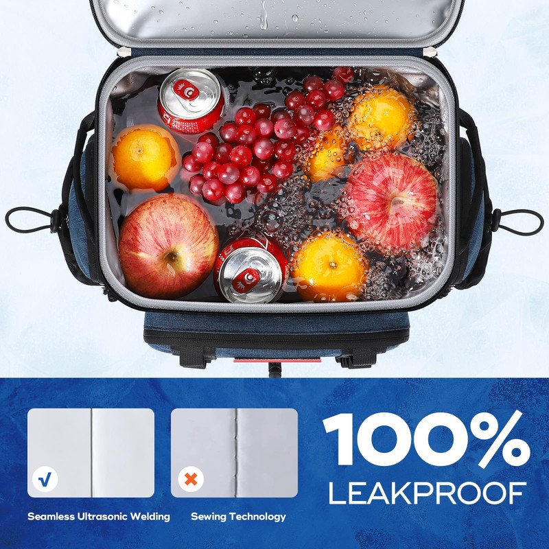 Maelstrom Backpack Cooler,Soft Lightweight Leakproof Cooler Backpack,35 Can Insulated Cooler