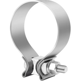 EVIL ENERGY Narrow Band Exhaust Clamp Muffler Clamp Stainless Steel 2.75"