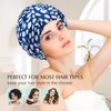 YFONG Reusable Shower Cap for Women, Waterproof & Durable Bath