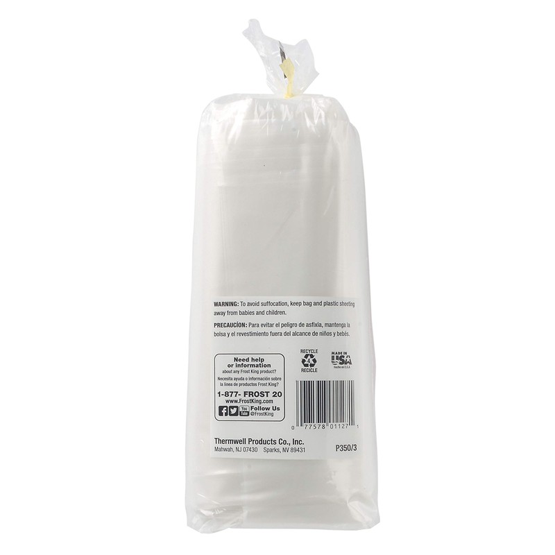 Frost King P350/3 Polyethylene Sheeting, 3' x 50 ' x