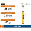 Pretul Bomba Manual Para Inflar Balones Pretul 21695 Color Amarillo
