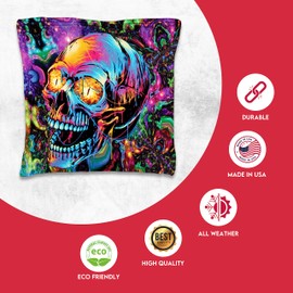 BackYardGamesUSA Tournament Cornhole Bags Sets of 8 Regulation Professional, Tournament Slick n Stick Corn Hole Beans Bags for Cornhole Games