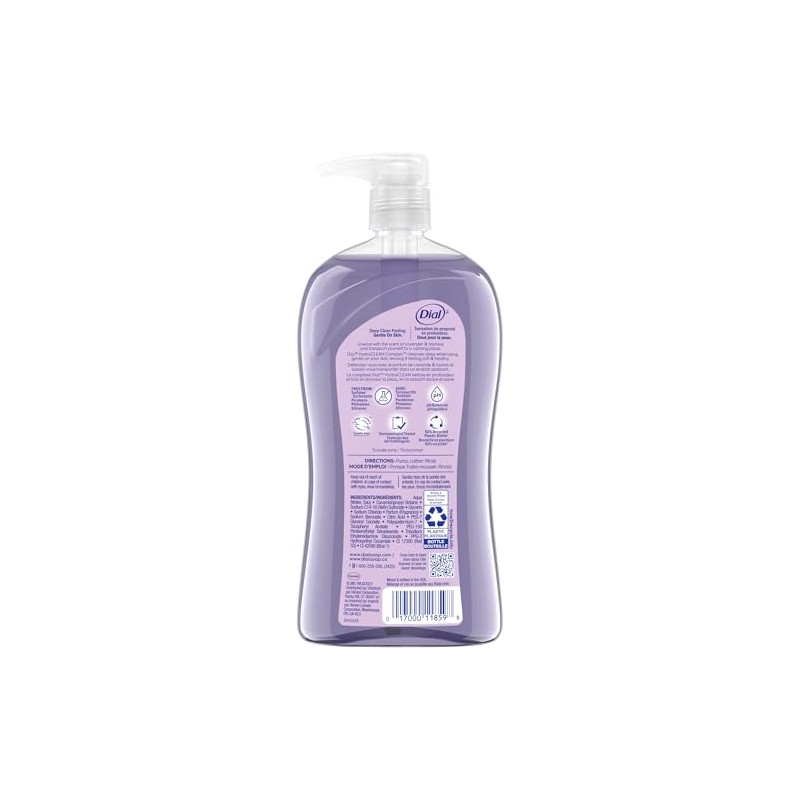 Dial Body Wash, Lavender & Jasmine, 32 Fluid Ounces (