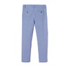 VERTBAUDET Boys Cotton Linen Chino Pants, blue