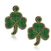 St Patricks Day Earrings, Irish Lucky Green Clover Earrings Special